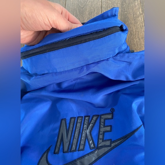 Vintage Nike Men's‎ Blue and Black Jacket size L/XL - Picture 9 of 12